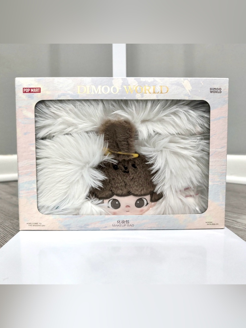 POP MART DIMOO Plush Makeup Bag NIB